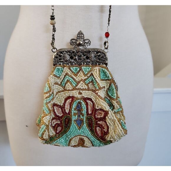 Christiana Handbags - Vintage Christiana Beaded Evening Bag - Multicolor